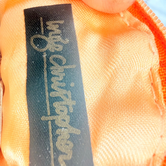 Vintage Women's Inge Christopher Beaded Peach Coin Purse - Picture 8 of 8